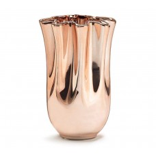 Burton & Burton Beautiful Vase with Rose Gold color Finish. A DESIGN FAVORITE!   232868460729